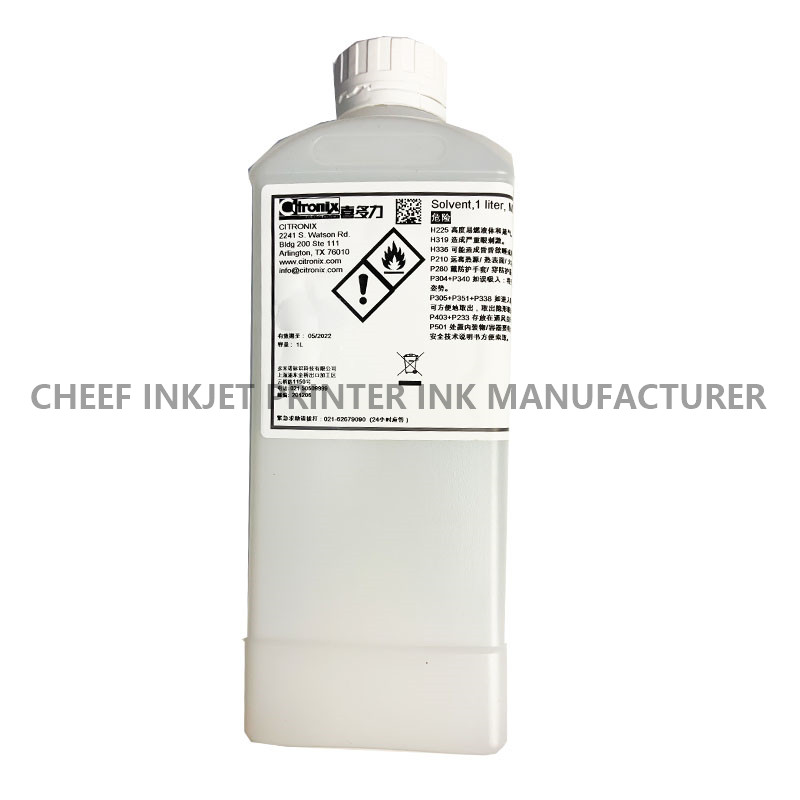Lösungsmittel für Tintenstrahldrucker 300-1005-200 für Citronix