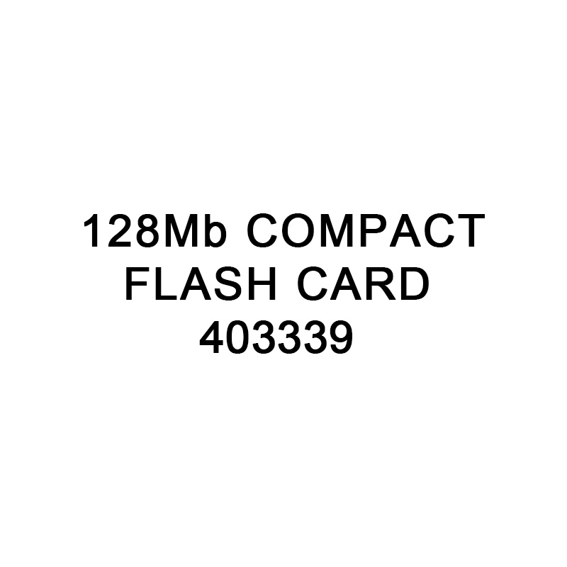 Parti di ricambio TTO 128MB Card flash compatta 403339 per la stampante Videojet TTO 6210