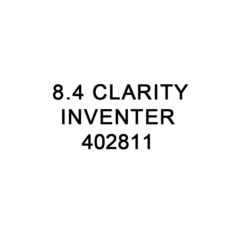 Pièces de rechange TTO 8.4 Clarity Inventer 402811 pour imprimante TOP de VideoJet