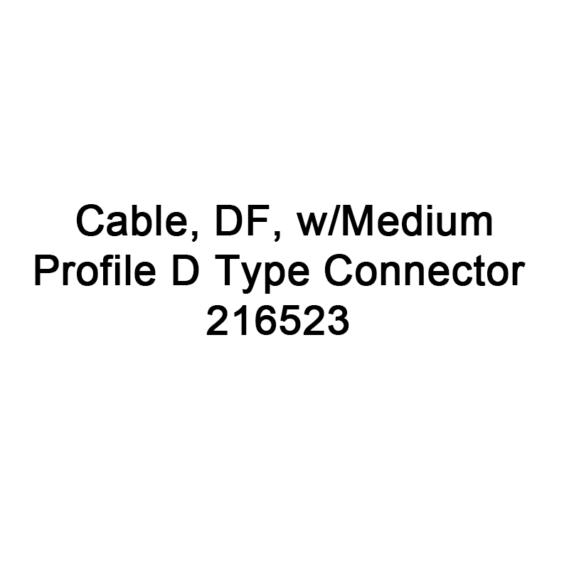Câble de pièces de rechange TTO DF W / Profil Moyen D Type Connector 216523 pour VideoJet imprimante TOP
