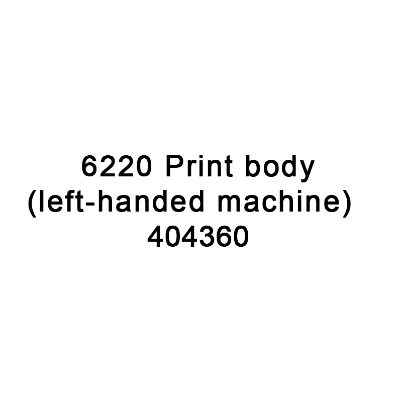 Pezzi di ricambio TTO Body Stampa per 6220 Macchina mancina 404360 per la stampante Videojet TTO 6220