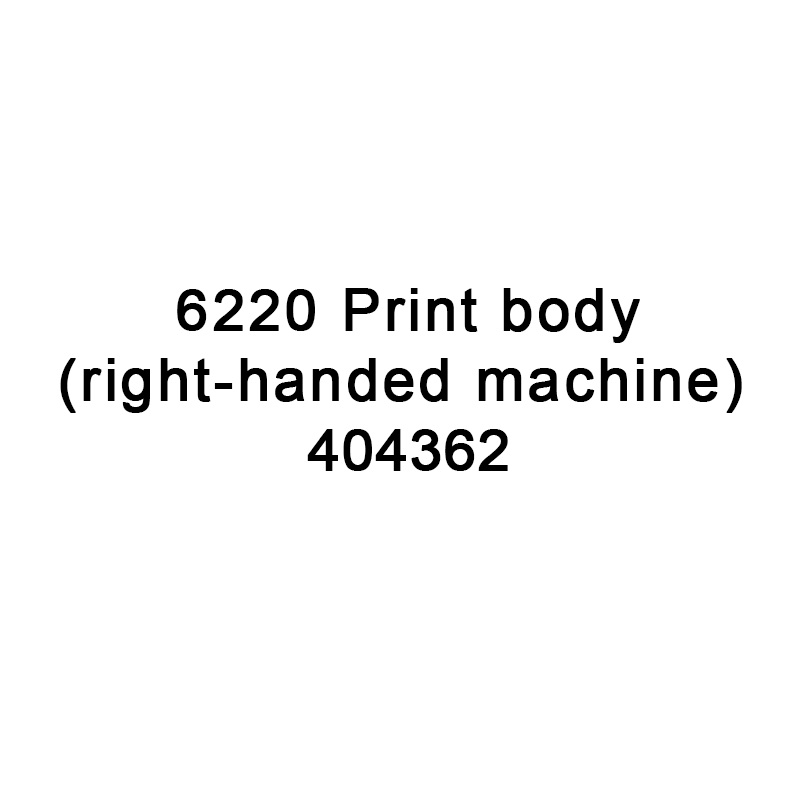 Pièces de rechange TTO Corps d'impression pour 6220 Machine droitière 404362 pour VideoJet TTO 6220 Imprimante