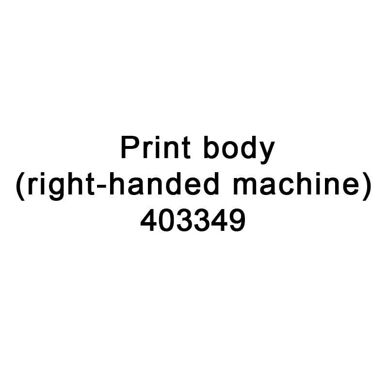 TTO spare parts Print body for right-handed machine 403349 for Videojet TTO 6210 printer