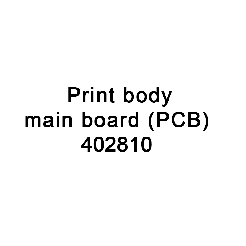 Pezzi di ricambio TTO Stampa Body PCB PCB 402810 per stampante Tto Videojet