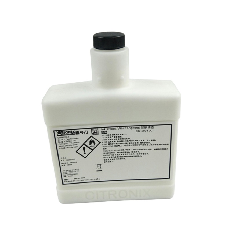 Inchiostro del pigmento bianco 302-2004-001 per Citronix
