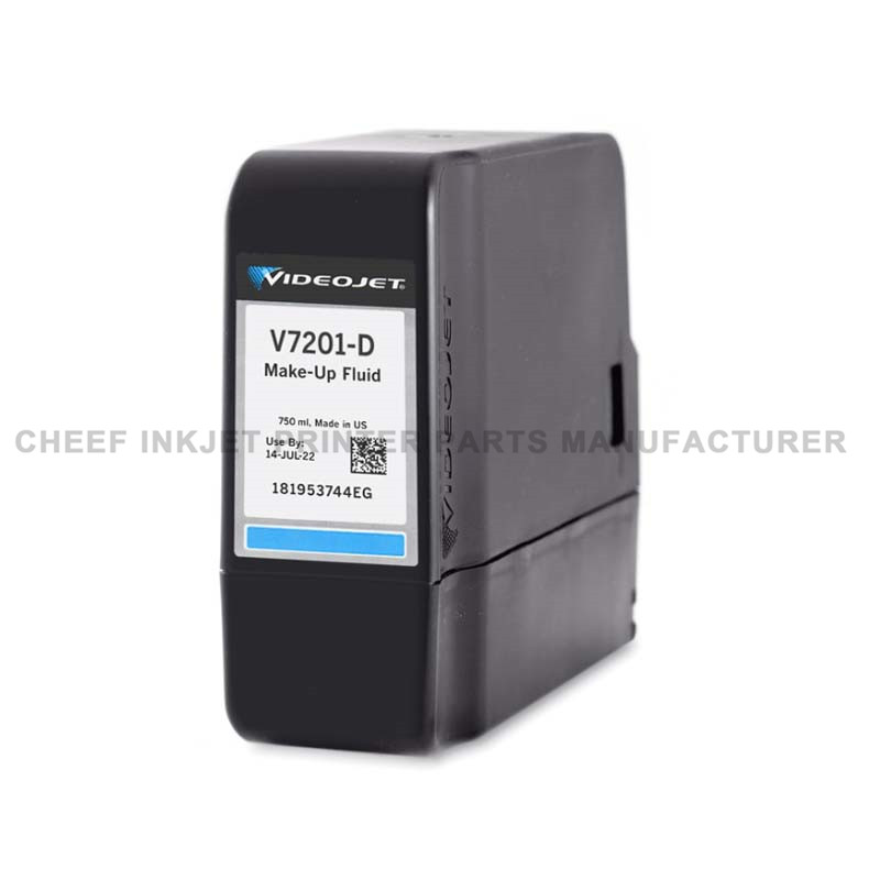 Impresora de inyección de tinta Consumibles V7201-D Maquillaje para videojet