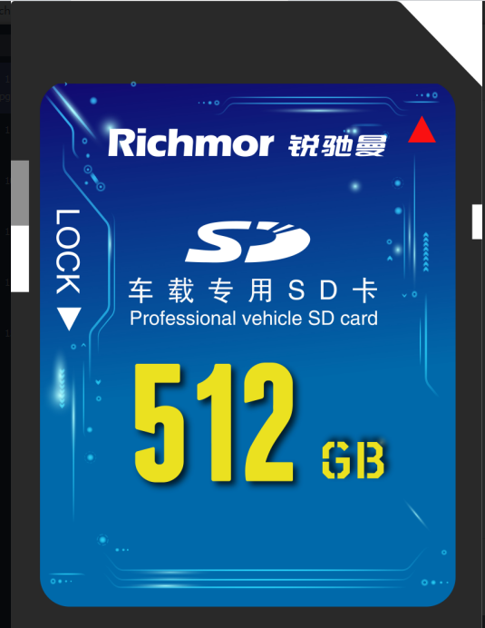 Ordinary commercial SD card memory RCM-512GB
