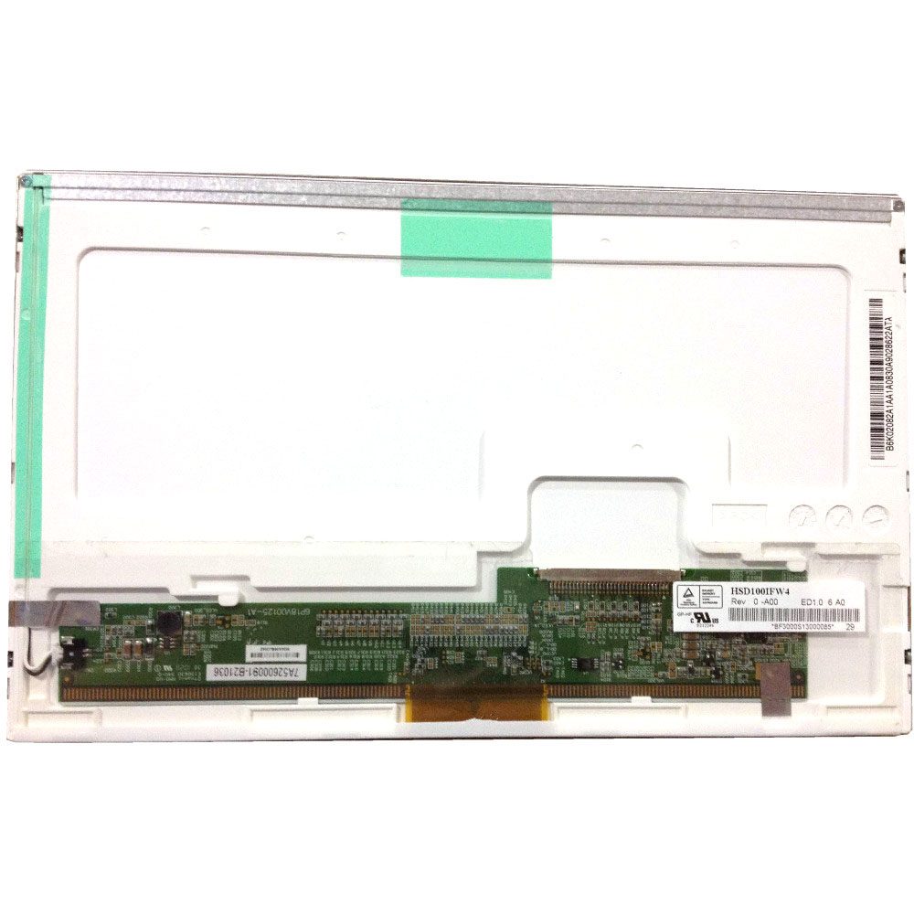 10,0 "ordinateurs portables de rétroéclairage WLED HannStar affichage LED HSD100IFW1-F01 1024 × 600 cd / m2 250 C / R 500: 1