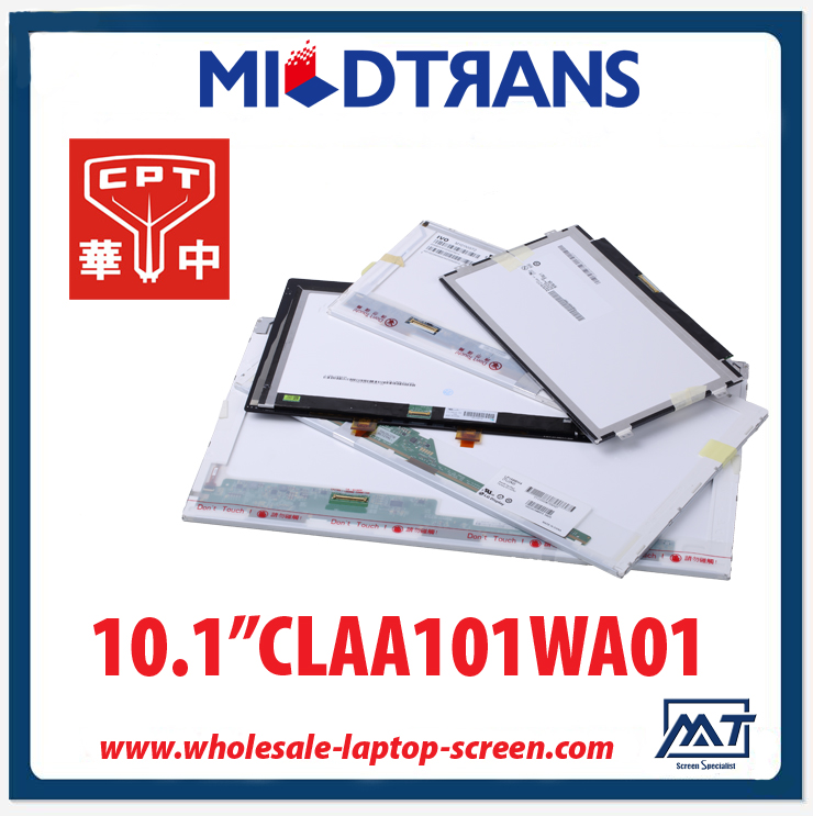 10.1 "CPT rétroéclairage WLED portable panneau LED de l'ordinateur personnel CLAA101WA01 1366 × 768 cd / m2 230 C / R 500: 1