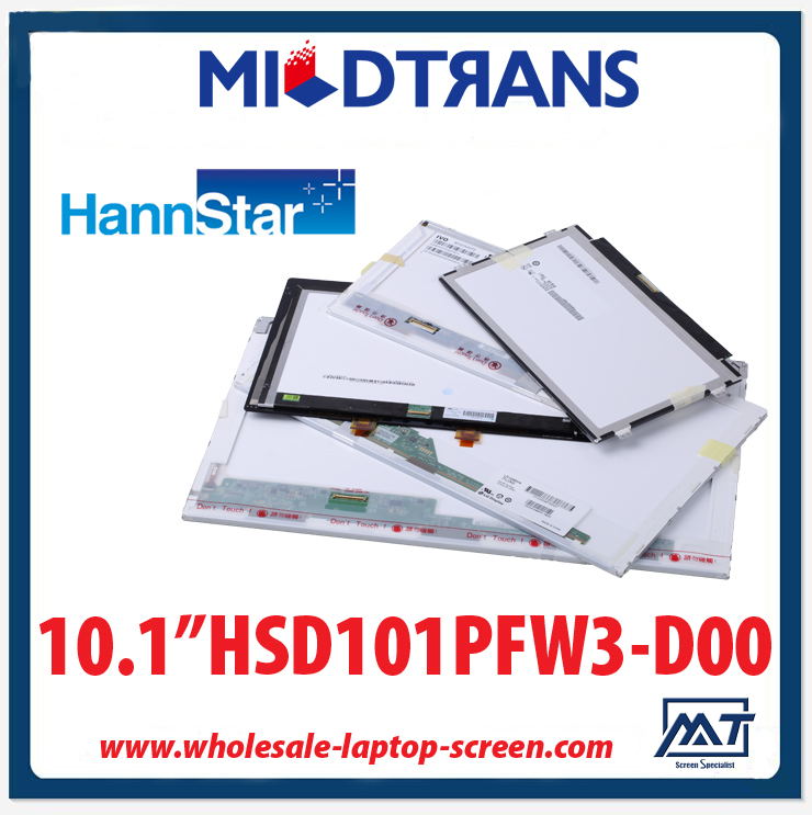 10.1 "HannStar WLED backlight laptop painel de LED HSD101PFW3-D00 1024 × 600 cd / m2 220 C / R 700: 1