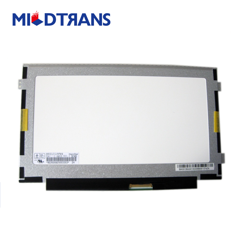10.1 "HannStar WLED dizüstü LED panel HSD101PFW4-A00 1024 × 600 cd / m2 200 ° C / R 500: 1