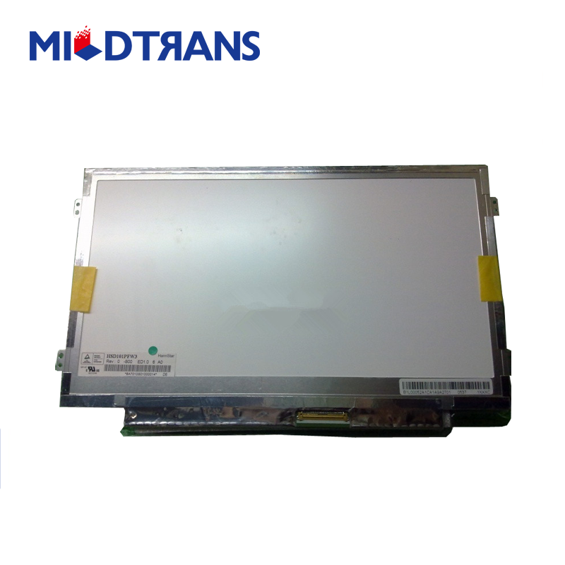 10.1 "Hannstar WLED-Backlight Notebook-Personalcomputers LED-Anzeige HSD101PFW3-B00-C00 1024 × 600 cd / m2 180 C / R 500: 1