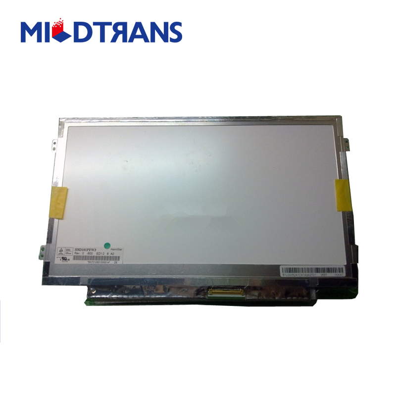 10.1" HannStar WLED backlight notebook personal computer LED display HSD101PFW3-B00-C00 1024×600 cd/m2 180 C/R 500:1