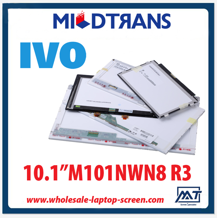 10.1 "IVO rétroéclairage WLED ordinateur portable affichage LED M101NWN8 R3 1366 × 768 cd / m2 200 C / R 500: 1