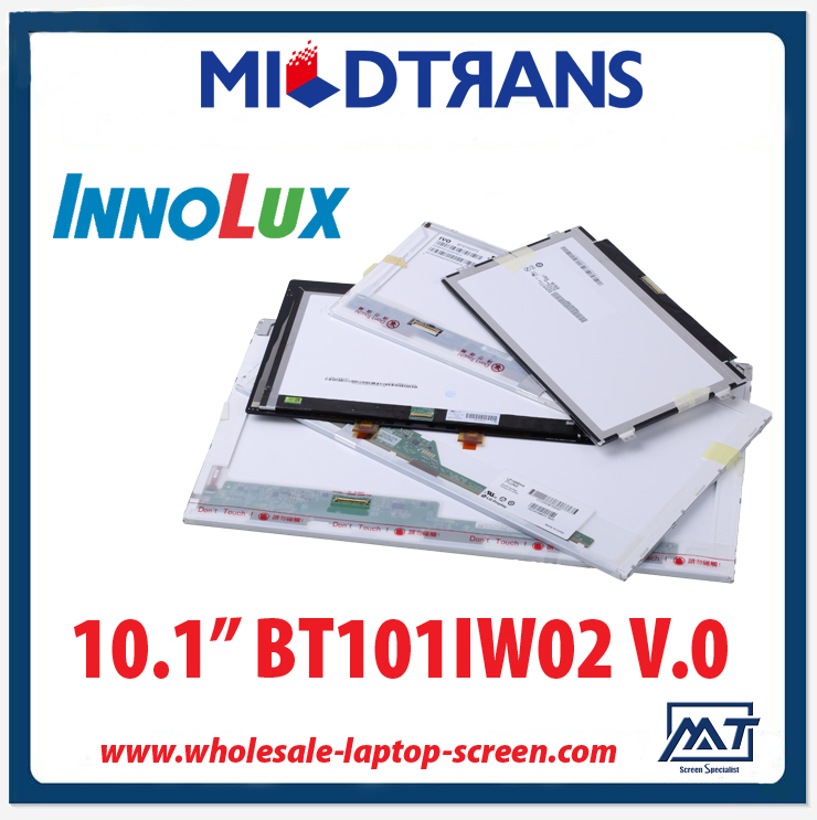 10.1 "Innolux لWLED أجهزة الكمبيوتر المحمولة الإضاءة الخلفية للشاشة LED BT101IW02 V.0 1024 × 600 CD / M2 180 C / R 500: 1