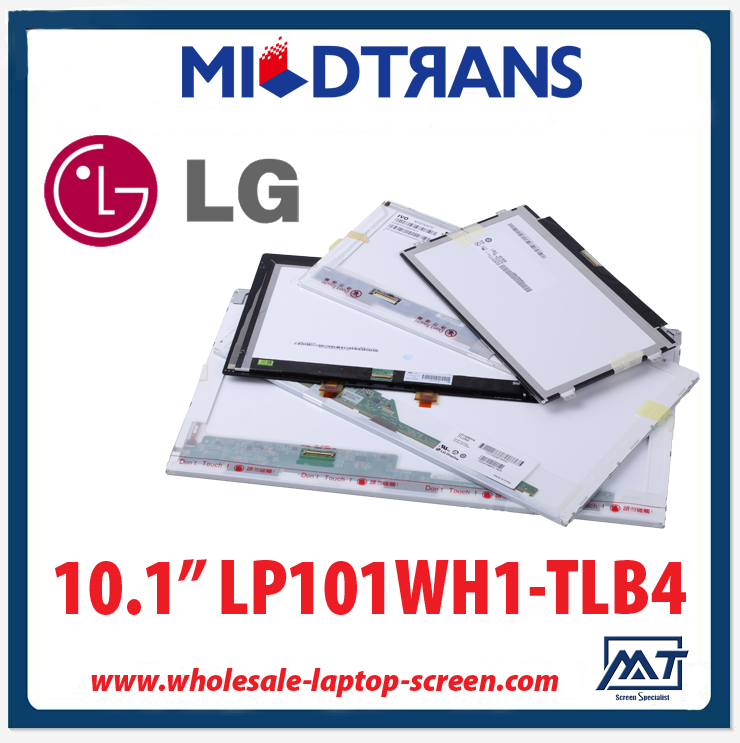 10.1 "LG Display ordenador portátil retroiluminación WLED TFT LCD LP101WH1-TLB4 1366 × 768 cd / m2 200 C / R 300: 1