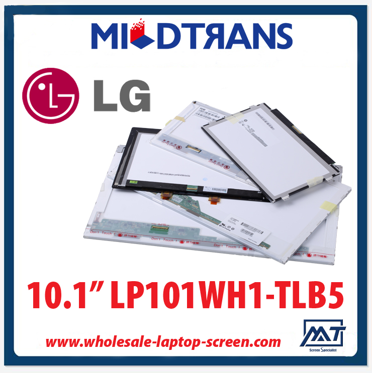 10.1 "LG 디스플레이 WLED 백라이트 노트북 PC TFT LCD LP101WH1-TLB5 1366 × 768 CD / m2 200 C / R 300 : 1