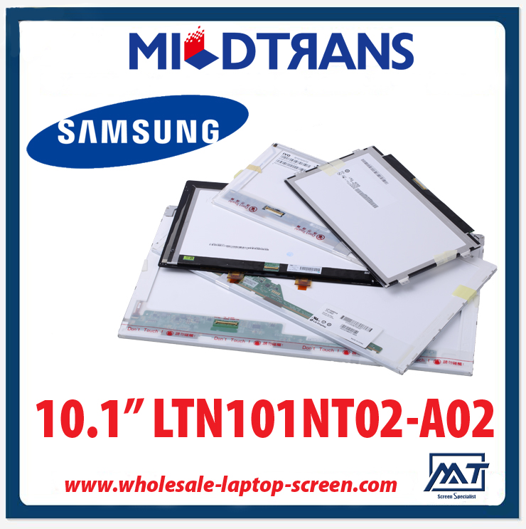 10.1 "أجهزة الكمبيوتر المحمولة الخلفية SAMSUNG WLED لوحة LED LTN101NT02-A02 1024 × 600 CD / M2 200 C / R 400: 1