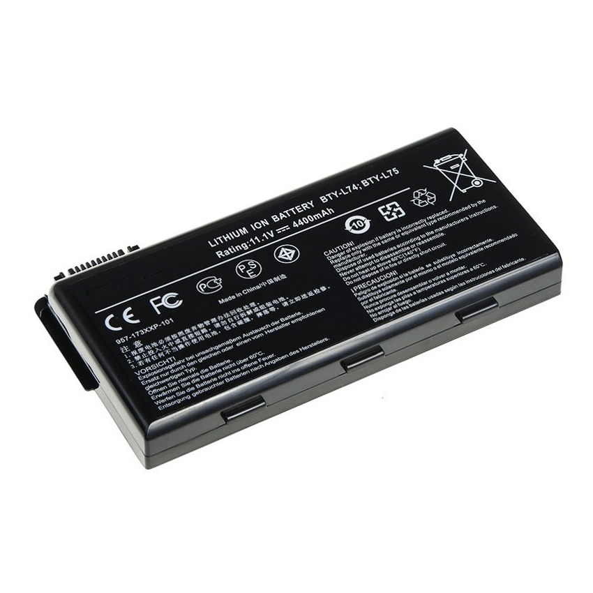 10.8V 4400mAh BTY-L74 Laptop Battery MSI L74 L75 A5000 A6000 CX500 CX500DX CX705X CX623 EX460 EX610 CX700 CX620 battery