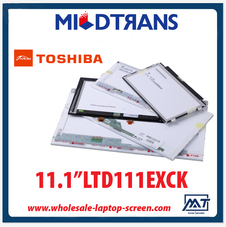 11,1 "portátil retroiluminación WLED TOSHIBA pantalla LED LTD111EXCK 1366 × 768 cd / m2 C / R