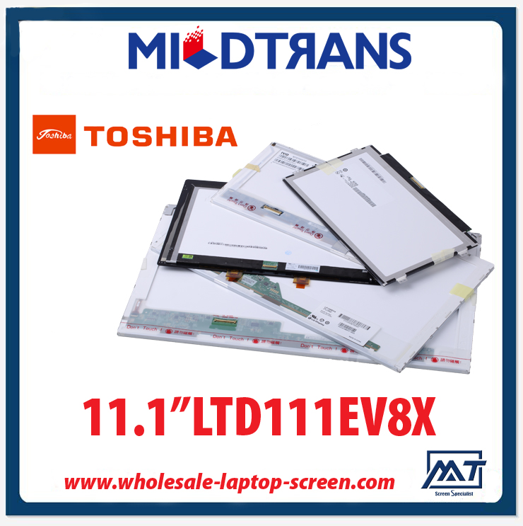 11.1 "ordenadores portátiles de retroiluminación WLED TOSHIBA pantalla LED LTD111EV8X 1366 × 768 cd / m2 370 C / R 500: 1