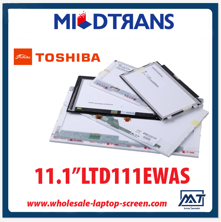 11.1 "TOSHIBA WLED arka dizüstü LED ekran LTD111EWAS 1366 × 768 cd / m2 370 ° C / R
