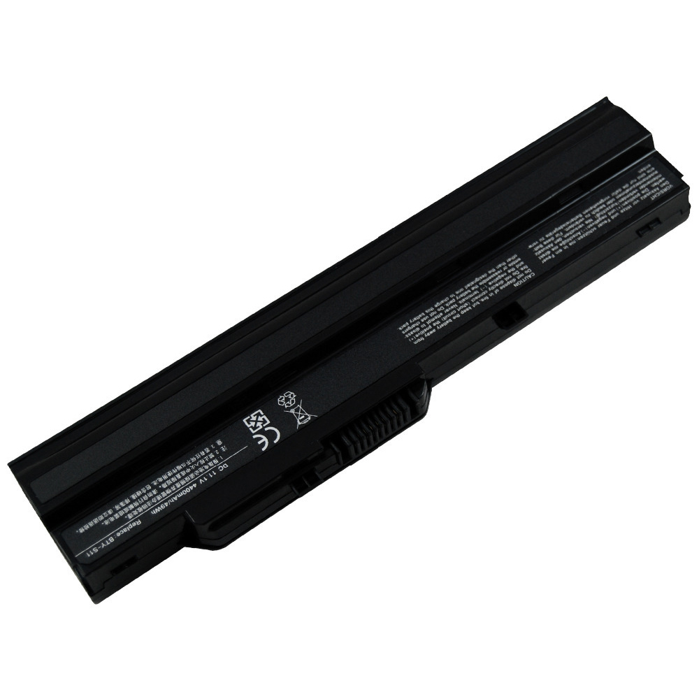 11.1V 6600mAh-Laptop-Akku für MSI U100 U90 U210-006US TX2-RTL8187SE BY-S11 BY-S12