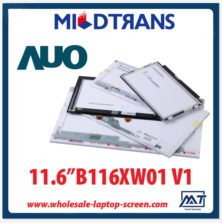 11.6 "AUO WLED dizüstü kişisel bilgisayar TFT LCD B116XW01 V1 1366 × 768 cd / m2 200 ° C / R 500: 1