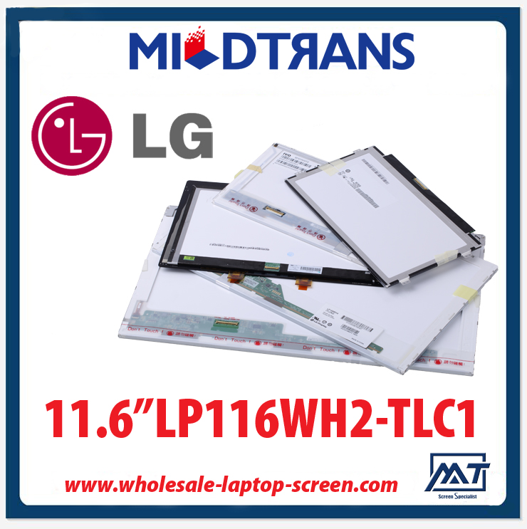 11,6 "LG Display WLED-Hintergrundbeleuchtung pc LED-Panel LP116WH2-TLC1 1366 × 768 cd / m2 200 C / R 400: 1