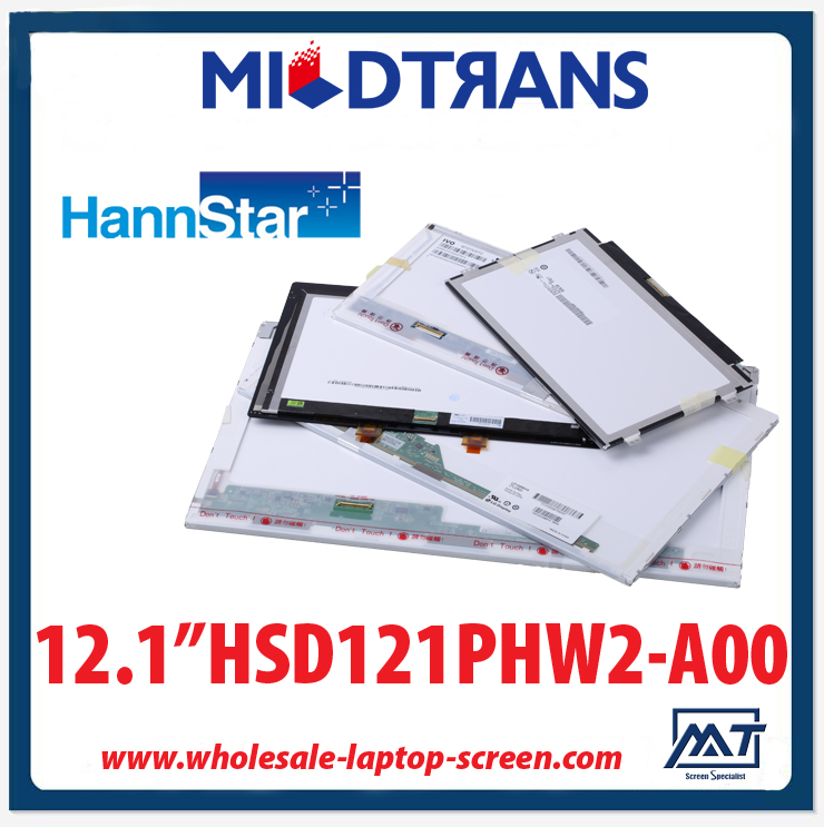 1: 12.1 "HannStar WLED dizüstü bilgisayar 1366 × 768 cd / m2 200 ° C / R 500 ekran HSD121PHW2-A00 LED
