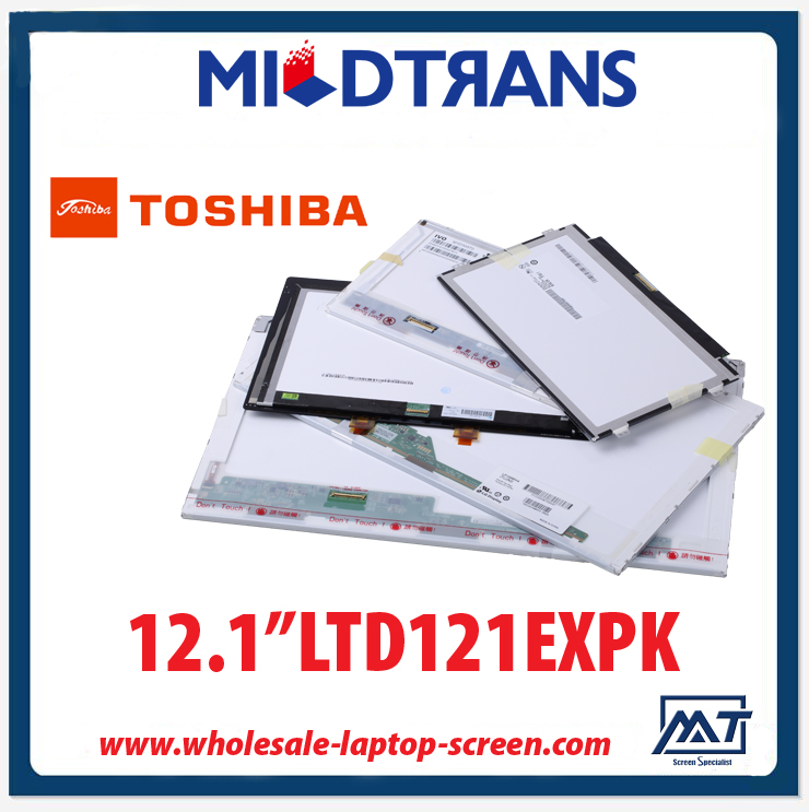 12.1 "TOSHIBA CCFL arka dizüstü LCD ekran LTD121EXPK 1280 × 800 cd / m2 C / R
