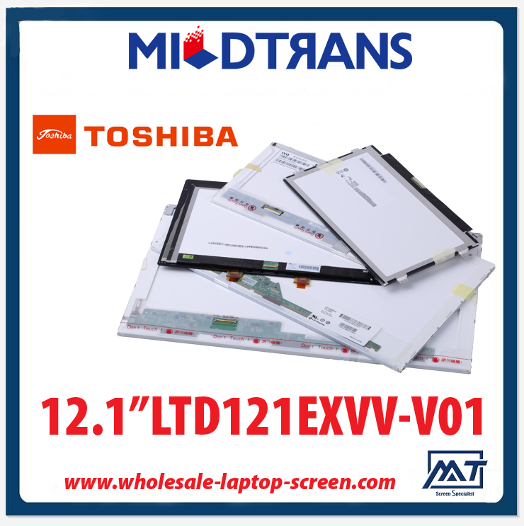 12.1 "rétro-éclairage CCFL TOSHIBA panneau LCD portable LTD121EXVV-V01 1280 × 800