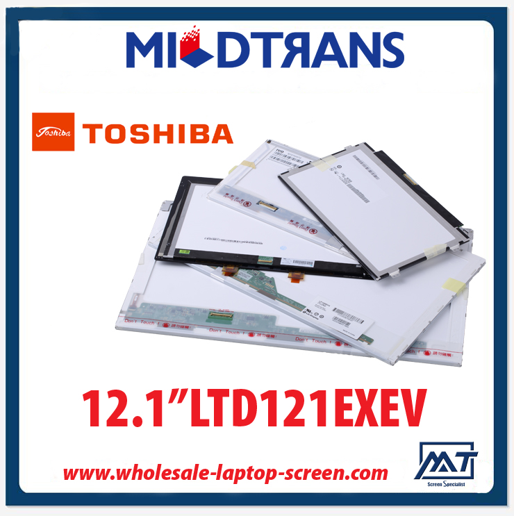 12.1 "TOSHIBA CCFL cuaderno retroiluminación LTD121EXEV pantalla LCD 1280 × 800 cd / m2 200 C / R 300: 1