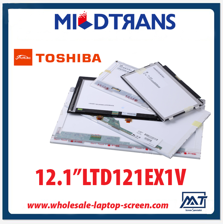 12.1 "TOSHIBA CCFL 백라이트는 노트북의 LCD 패널 LTD121EX1V 1280 × 768