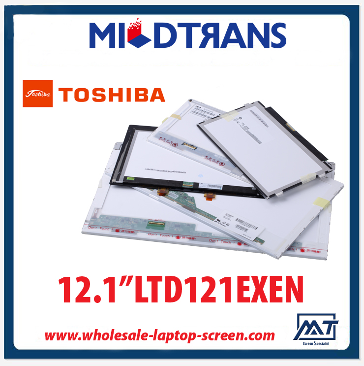 12.1 "TOSHIBA CCFL arka dizüstü kişisel bilgisayar TFT LCD LTD121EXEN 1280 × 800