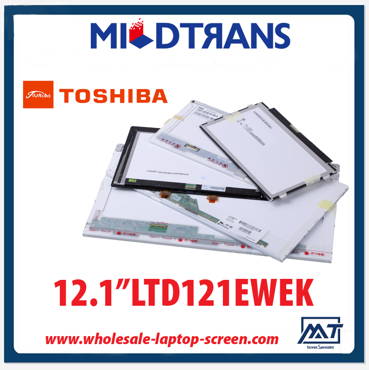 12.1 "TOSHIBA rétroéclairage WLED portable écran LED de l'ordinateur personnel LTD121EWEK 1280 × 800