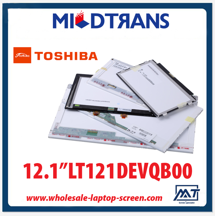 12.1 "notebook backlight TOSHIBA WLED computador pessoal TFT LCD LT121DEVQB00 1280 × 800 cd / m2 270 C / R 250: 1