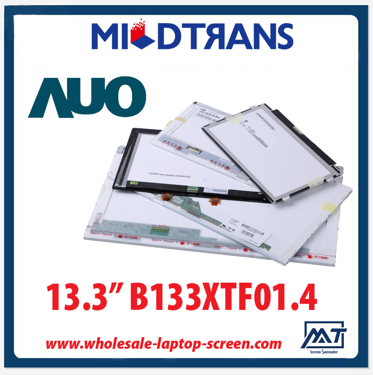 13.3 "AUO rétroéclairage WLED ordinateur portable affichage LED B133XTF01.4 1366 × 768 cd / m2 200 C / R 500: 1