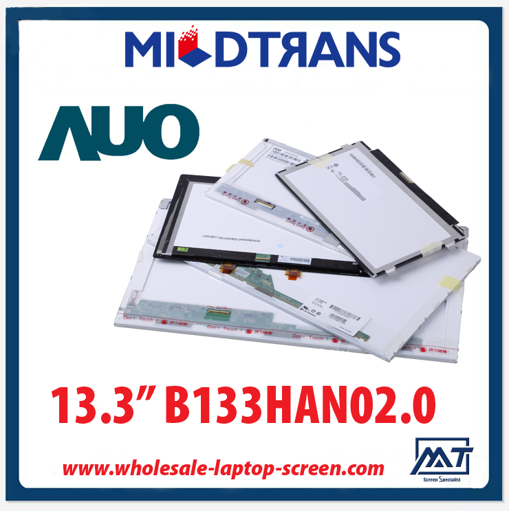 13.3 "AUO WLED أجهزة الكمبيوتر المحمولة الخلفية TFT LCD B133HAN02.0 1920 × 1080 CD / M2 330 C / R 800: 1