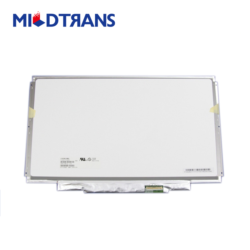 13.3 "CPT WLED arka aydınlatma dizüstü bilgisayar LED panel CLAA133UA01 1600 × 900 cd / m2 300 ° C / R 500: 1