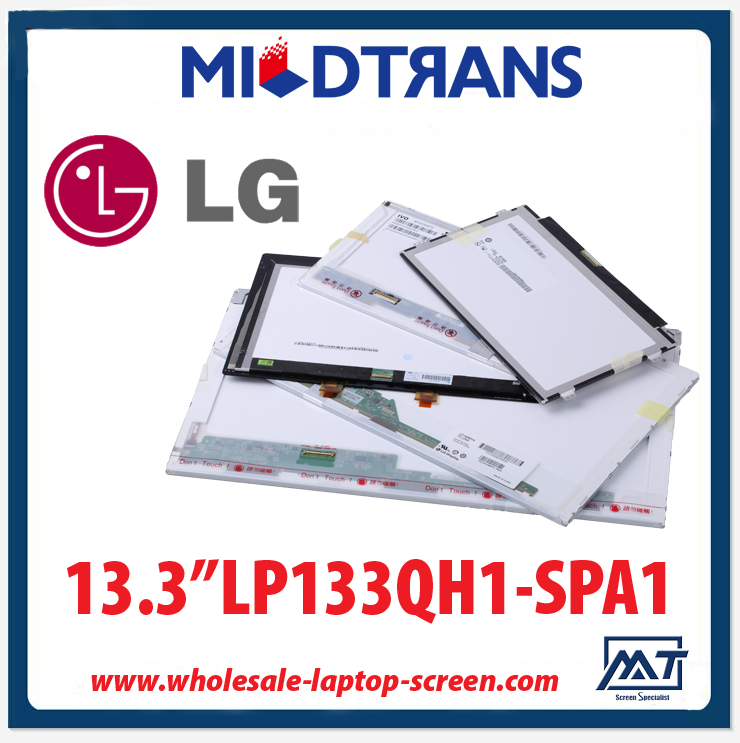 13.3 "LG Display WLED arka LED ekran dizüstü bilgisayar LP133QH1-SPA1 2560 × 1440 cd / m2 340 ° C / R 700: 1