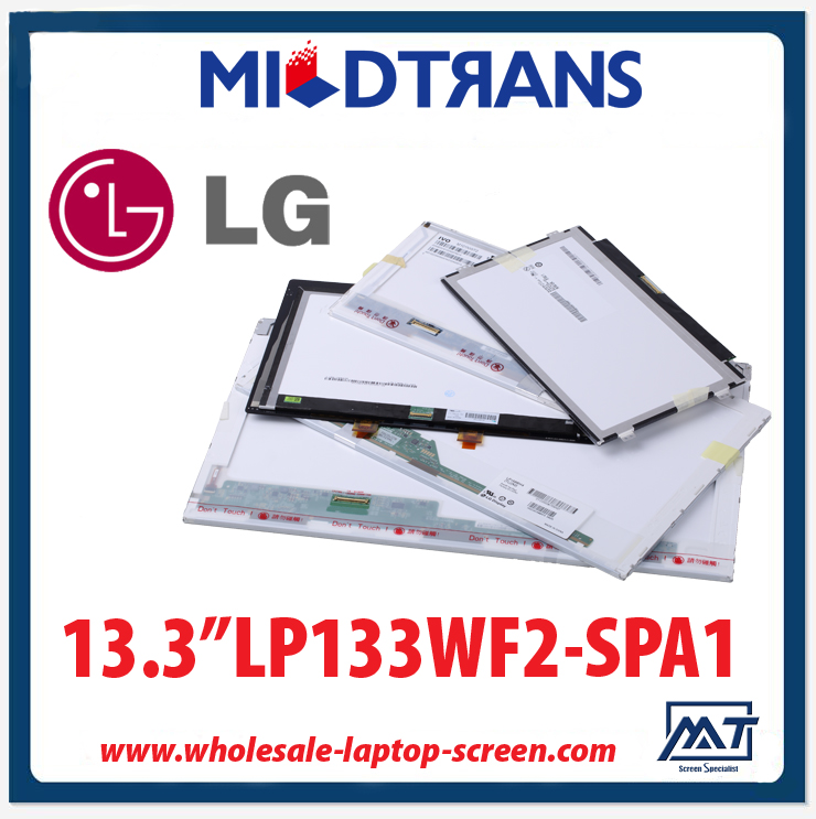 13.3 "LG العرض WLED أجهزة الكمبيوتر المحمولة الخلفية شاشة LED LP133WF2-SPA1 1920 × 1080 CD / M2 300 C / R 500: 1