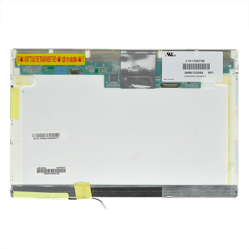 13.3 "rétro-éclairage CCFL ordinateur portable SAMSUNG panneau LCD LTN133AT08-001 1280 × 800 cd / m2 250 C / R 300: 1