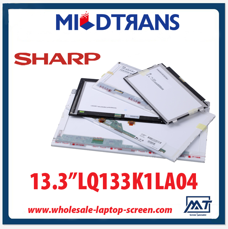 13.3 "SHARP retroiluminación CCFL portátil TFT LCD LQ133K1LA04 1280 × 800 cd / m2 300 C / R 300: 1