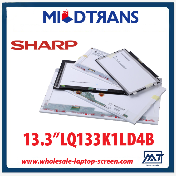 13.3 "SHARP دفتر CCFL الخلفية الكمبيوتر TFT LCD LQ133K1LD4B 1280 × 800 CD / M2 240 C / R 300: 1