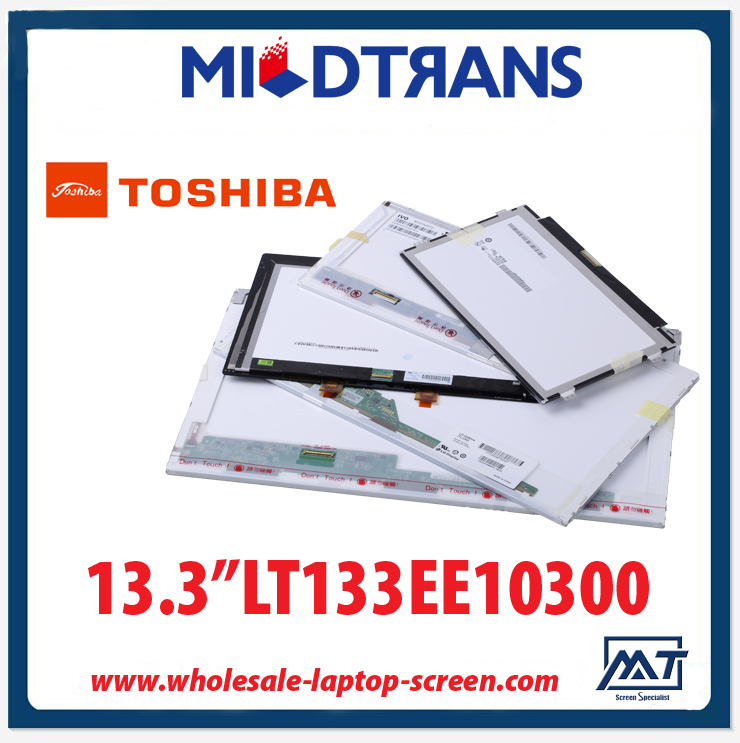 13.3 "ordinateurs portables de rétroéclairage WLED TOSHIBA panneau LED LT133EE10300 1366 × 768 cd / m2 200 C / R 600: 1