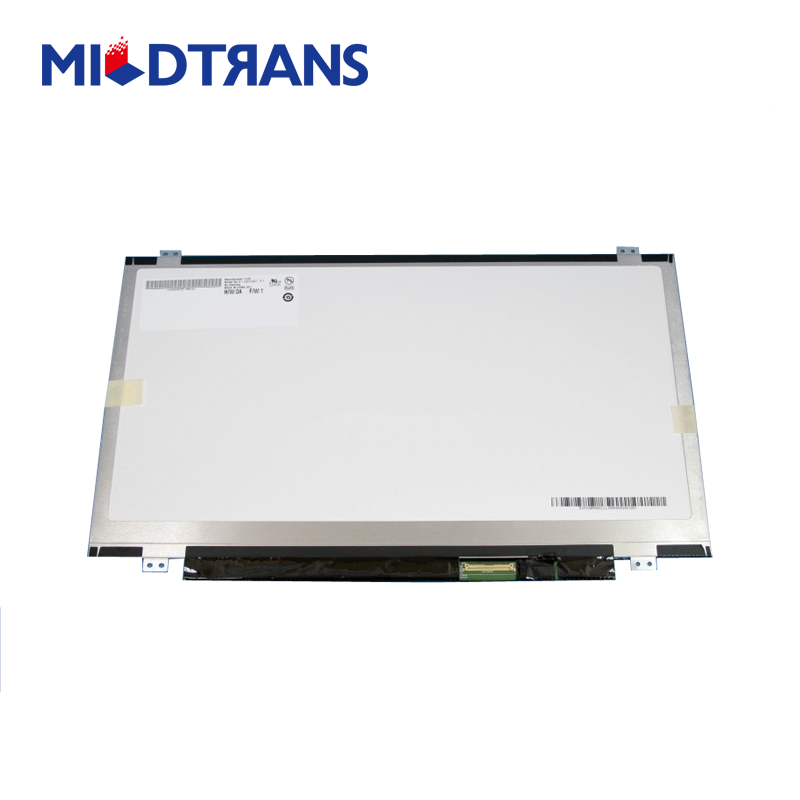 14.0 "AUO WLED أجهزة الكمبيوتر المحمولة الإضاءة الخلفية LED لوحة B140XW02 V1 1366 × 768 CD / M2 200 C / R 500: 1