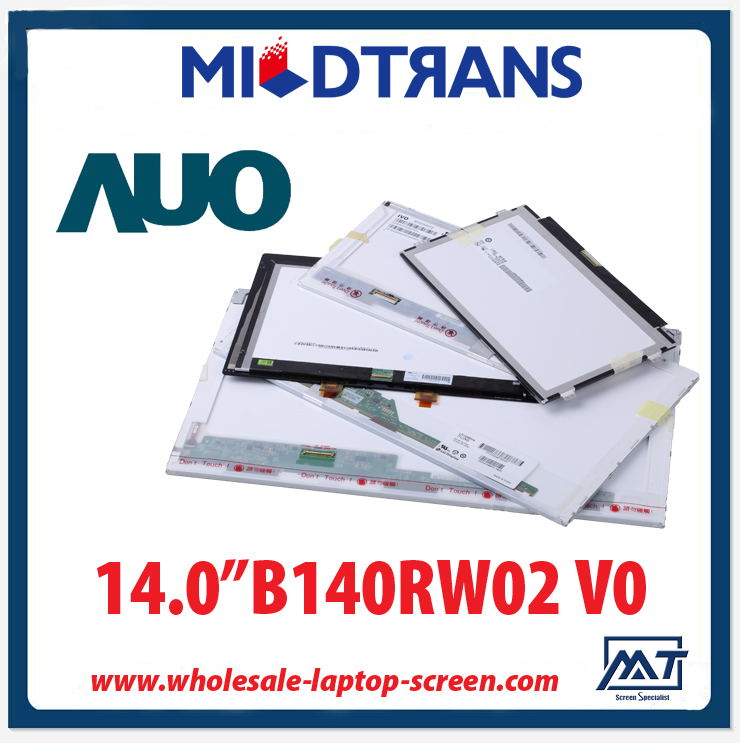 14,0 "portátil retroiluminación WLED AUO ordenador personal TFT LCD B140RW02 V0 1600 × 900 cd / m2 200 C / R 400: 1