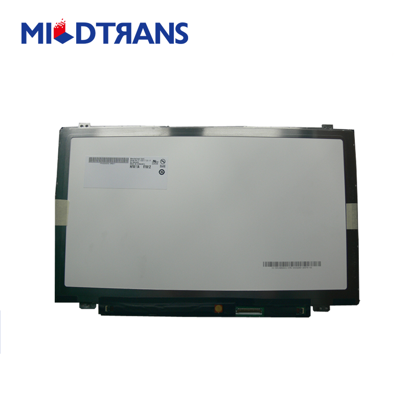 14.0“AUO WLED背光的笔记本个人电脑TFT LCD B140XTT01.0 1366×768 cd / m2的200 C / R 500：1