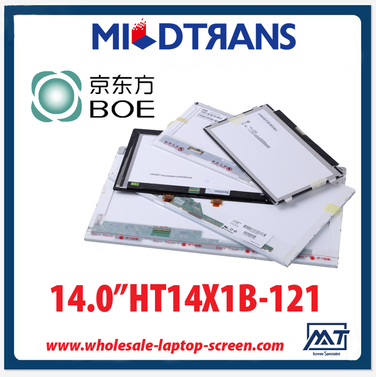 14.0 "BOE CCFL Hintergrundbeleuchtung Laptop TFT LCD HT14X1B-121 1024 × 768 cd / m2 200 C / R 200: 1